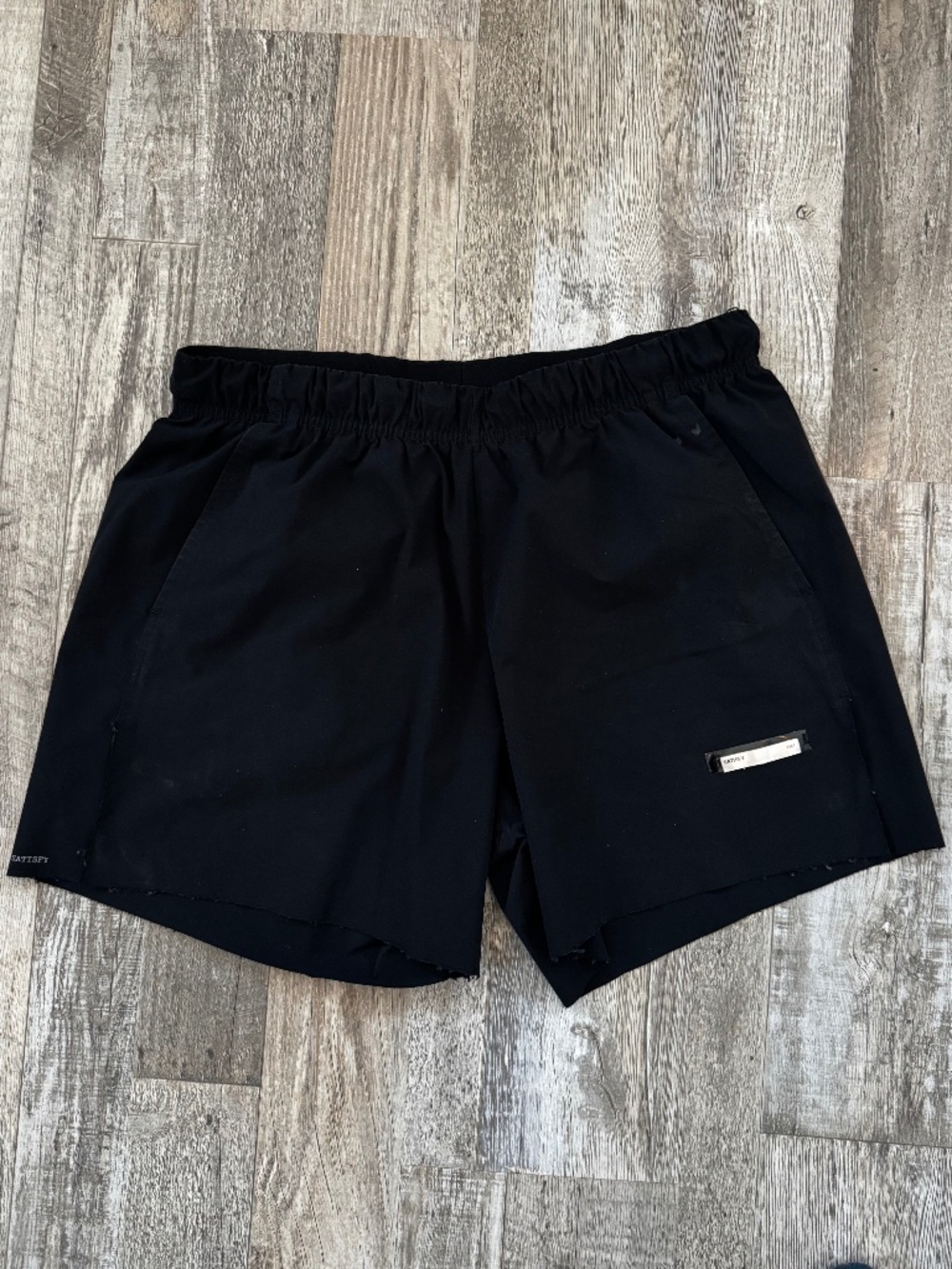 Satisfy Men's PeaceShell 5" Unlined Shorts - Black - Large